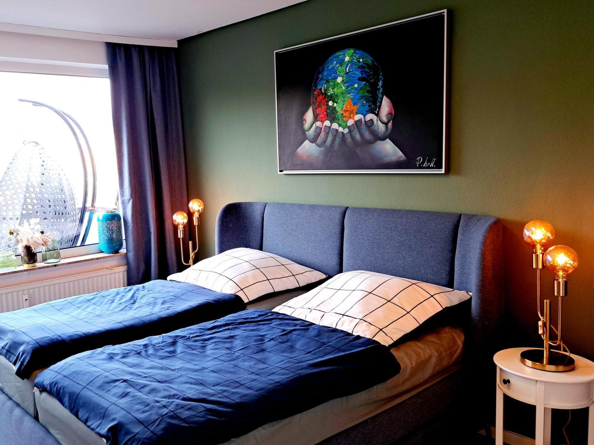 Das Kleine Penthouse Mit Kamin 바트사흐사 외부 사진